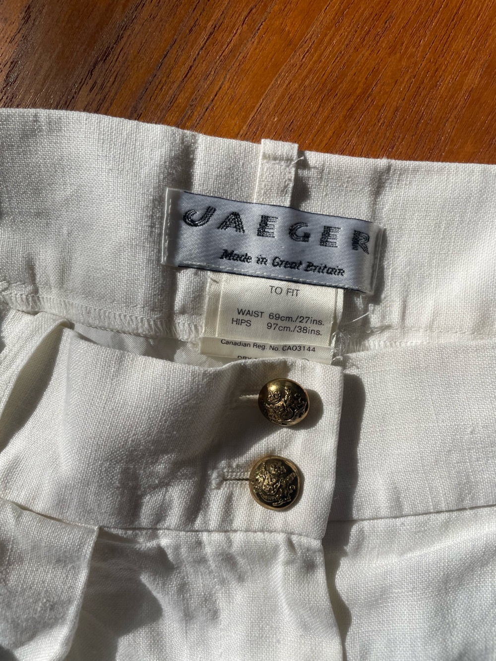 Vintage Flax Linen Trousers - Picture 4 of 11